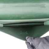 Louis Vuitton Vert Taiga leather Serviette Kourad Business Handbag