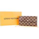 Louis Vuitton Damier Ebene Monogram Sarah Wallet