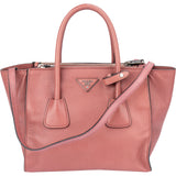 Prada Pink Leather Vitello Handabg