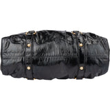 Miu Miu Black Patent Leather City Handbag