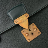 Louis Vuitton Vert Taiga leather Serviette Kourad Business Handbag