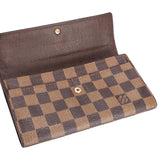 Louis Vuitton Damier Ebene Monogram Sarah Wallet