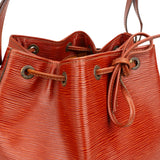 Louis Vuitton Cognac Epi Leather Sac Noe Grande Shoulder Bag