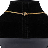 Chanel Crystal CC Heart Necklace