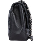 Chanel Quilted Lambskin Jumbo Single Flap Crossbody Bag