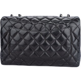 Chanel Quilted Lambskin Jumbo Single Flap Crossbody Bag