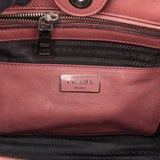 Prada Pink Leather Vitello Handabg