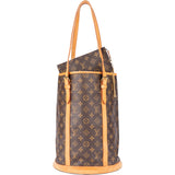 Louis Vuitton Canvas Monogram Bucket GM Handbag