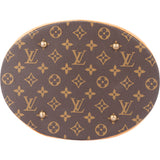 Louis Vuitton Canvas Monogram Bucket GM Handbag