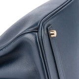 Hermès Bleu Epsom Leather Birkin 30 Handbag