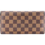 Louis Vuitton Damier Ebene Sarah Wallet