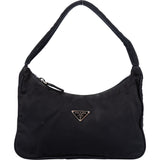 Prada Black Nylon Triangle Handbag