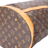 Louis Vuitton Canvas Monogram Bucket GM Handbag