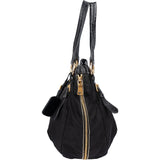 Prada Black Nylon Zipper Handbag