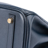 Hermès Bleu Epsom Leather Birkin 30 Handbag