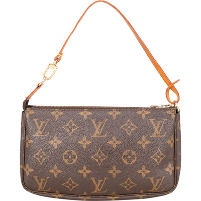 Louis Vuitton Canvas Monogram Pochette Accessoire Handbag