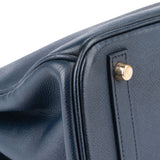 Hermès Bleu Epsom Leather Birkin 30 Handbag