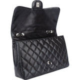 Chanel Quilted Lambskin Jumbo Single Flap Crossbody Bag