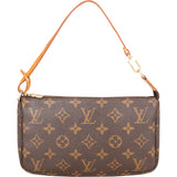 Louis Vuitton Canvas Monogram Pochette Accessoire Handbag