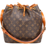 Louis Vuitton Canvas Monogram Sac Noe Petit Shoulder Bag