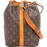 Louis Vuitton Canvas Monogram Sac Noe Petit Shoulder Bag