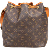 Louis Vuitton Canvas Monogram Sac Noe Petit Shoulder Bag