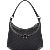 Gucci GG Monogram Horsebit Shoulder Bag