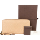 Louis Vuitton Leather Monogram Empreinte Zippy Wallet