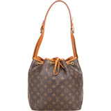 Louis Vuitton Canvas Monogram Sac Noe Petit Shoulder Bag
