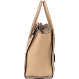 Céline Taupe Leather Luggage Handbag