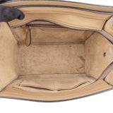 Céline Taupe Leather Luggage Handbag