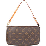 Louis Vuitton Canvas Monogram Pochette Accessoire Handbag