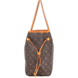 Louis Vuitton Canvas Monogram Neverfull MM Shopper Handbag