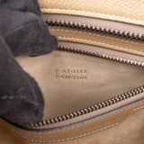 Céline Taupe Leather Luggage Handbag