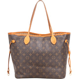 Louis Vuitton Canvas Monogram Neverfull MM Shopper Handbag