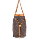 Louis Vuitton Canvas Monogram Neverfull MM Shopper Handbag