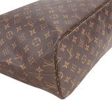 Louis Vuitton Canvas Monogram Neverfull MM Shopper Handbag