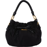 Prada Black Nylon Ribbon Handbag