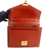 Louis Vuitton Cognac Epi Leather Monceau Handbag