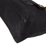 Prada Black Nylon Triangle Shopper Handbag