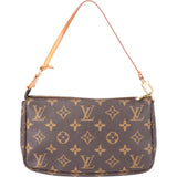 Louis Vuitton Canvas Monogram Pochette Accessoire Handbag