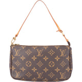 Louis Vuitton Canvas Monogram Pochette Accessoire Handbag