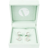 Christian Dior Crystal D Earclips