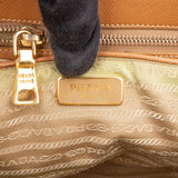 Prada Brown Leather Galleria Handbag
