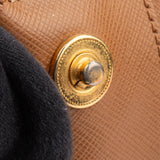 Prada Brown Leather Galleria Handbag