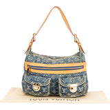 Louis Vuitton Denim Monogram Baggy PM Shoulder Bag