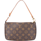 Louis Vuitton Canvas Monogram Pochette Accessoire Handbag