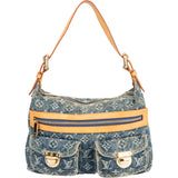 Louis Vuitton Denim Monogram Baggy PM Shoulder Bag