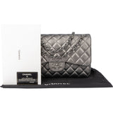 Chanel Quilted Lambskin Jumbo Double Flap Crossbody Bag