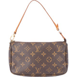 Louis Vuitton Canvas Monogram Pochette Accessoire Handbag